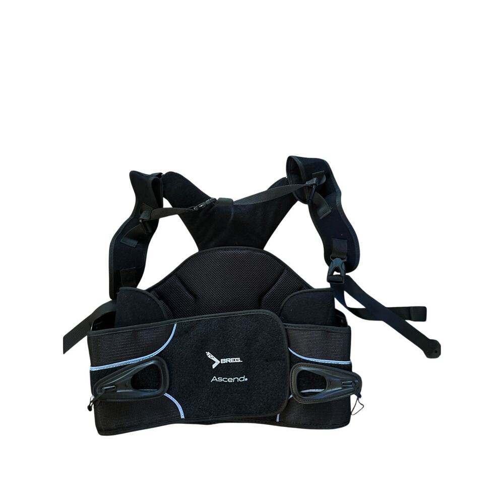 Breg Ascend TLSO 456/457 Black Back Brace Post-Operation Spinal Lumbar Orthosis